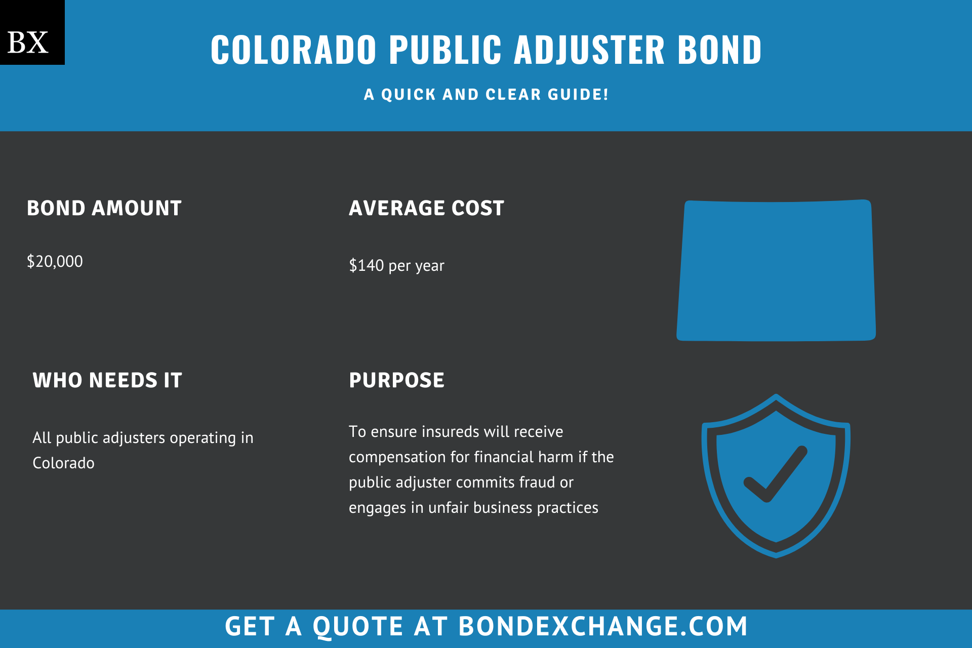 Colorado Public Adjuster Bond