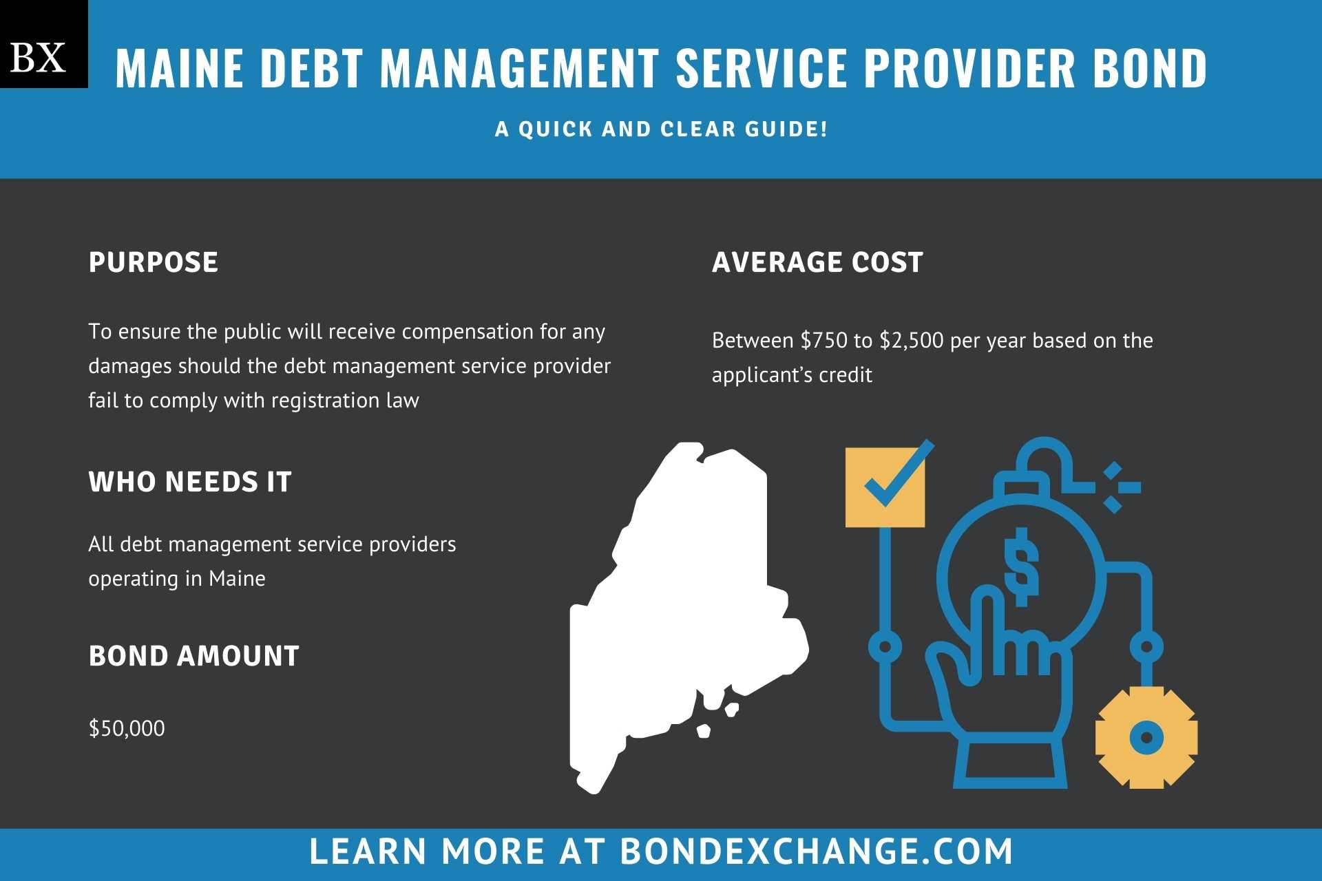 Maine Debt Management Service Provider Bond