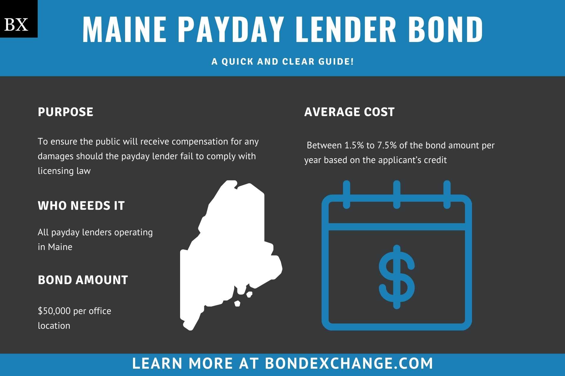 Maine Payday Lender Bond