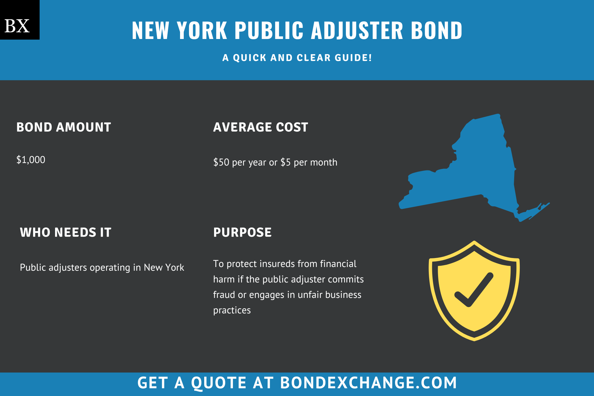 New York Public Adjuster Bond