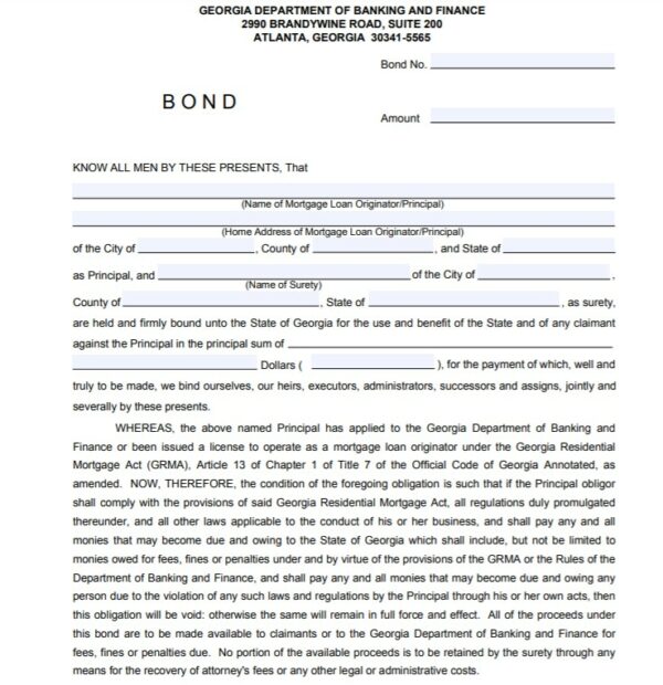 Mortgage Loan Originator Bond A Comprehensive Guide