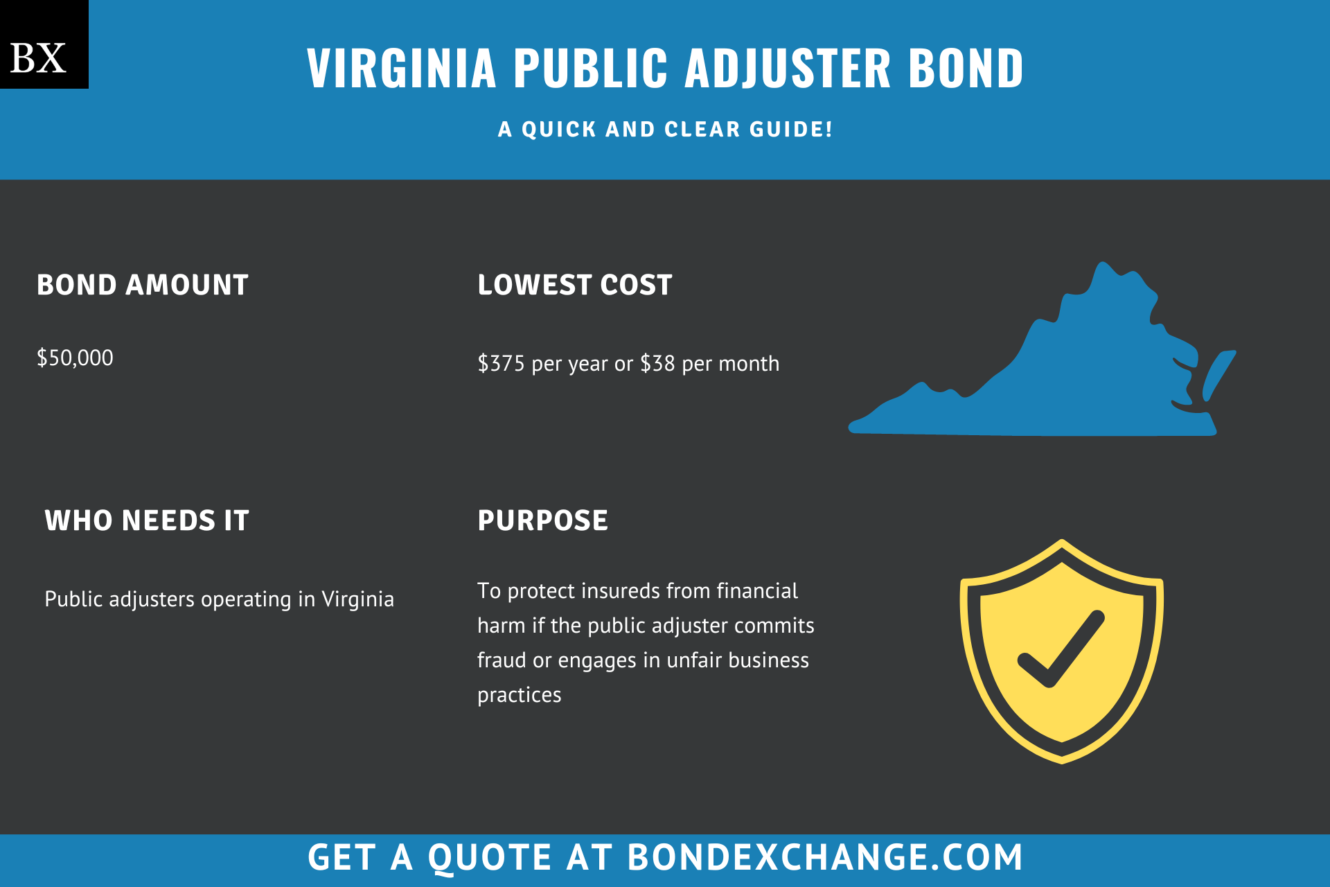 Virginia Public Adjuster Bond